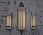 Set of 3 Deco Silver Plated an