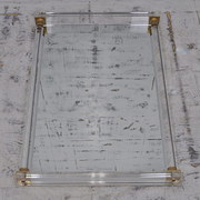 Vintage 1970s Lucite Mirror