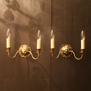 An English Brass Set Of Three