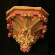 French Painted Plaster Gothic
