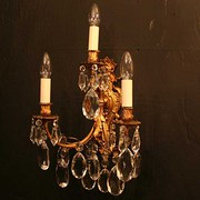 French Pair Of Gilded Triple A