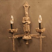 French Set Of 5 Knight Twin Ar