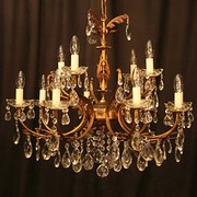 Italian Gilded 12 Light Double