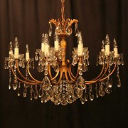 Italian Gilded 15 Light Double