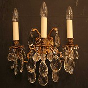 Italian Pair Of Triple Arm Wal