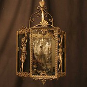 antique lighting italian silvered triple light Italian Silvered Triple Light