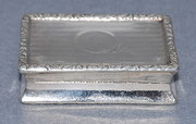 antique silver silver pillsnuff box 1920 Silver PillSnuff Box 1920