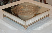 silverplate silver plated cake stand Silver Plated Cake Stand