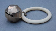antique silver silver teething ring Silver Teething Ring