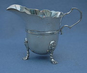 antique silver victorian silver cream jug 189 Victorian Silver Cream jug 189