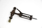 antique metalware victorian racktype corkscrew Victorian RackType Corkscrew