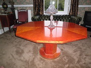 Art Deco Birds Eye Maple Table