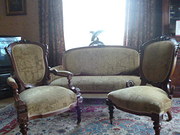 antique furniture victoain 3 piece suite Victoain 3 piece suite