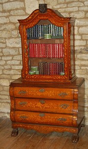 marquetry cabinet or display c