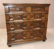 Edwardian Jacobean style oak c