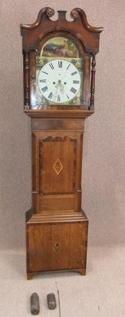 antique clocks & timepieces george iii eight day grandfath George III eight day grandfath