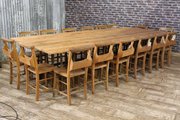 Large Reclaimed Pine Table Wit