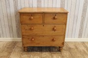 Late Victorian Pine Chest Of D
