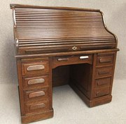 Oak Roll Top Desk