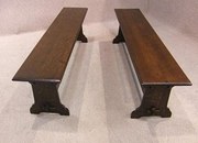 Pair of Edwardian arts and cra