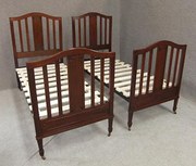 Pair of mahogany Edwardian sin