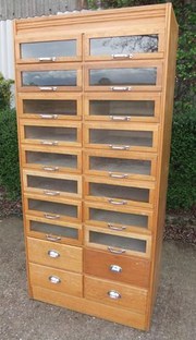 Tall haberdashery unit
