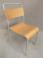 Vintage Steel Stacking Chairs