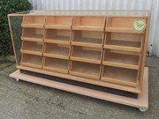 Vintage haberdashery unit in O