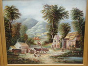 Primitive oil on canvas