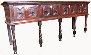 antique furniture oak low dresser oak low dresser