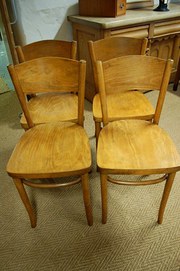 Vintage 1950s Beech Office Cha