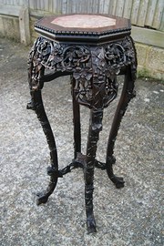 antique furniture chinese hardwood jardinire sta CHINESE HARDWOOD JARDINIRE STA