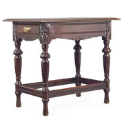 JACOBEAN STYLE OAK SIDE TABLE