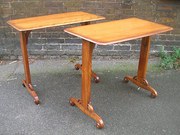 PAIR OF WILLIAM IV SATIN BIRCH