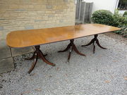 Georgian Style Mahogany Triple