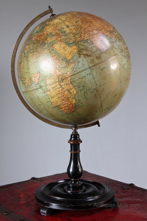 1920's Philips 12 inch Terrestrial Globe. U586