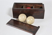 19th Century Boxed Billiard Ba