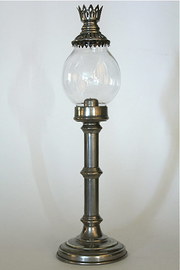 antique lighting 19th century candlestick lamp 19th Century Candlestick Lamp