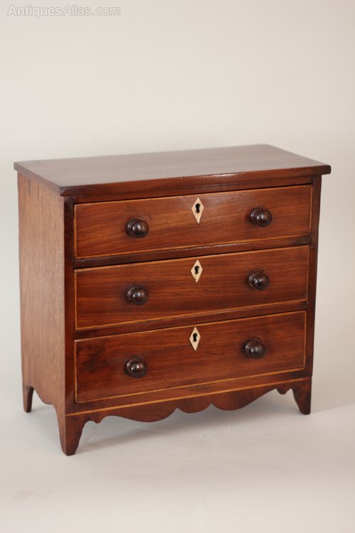 19th Century Miniature Chest of Drawers, U870