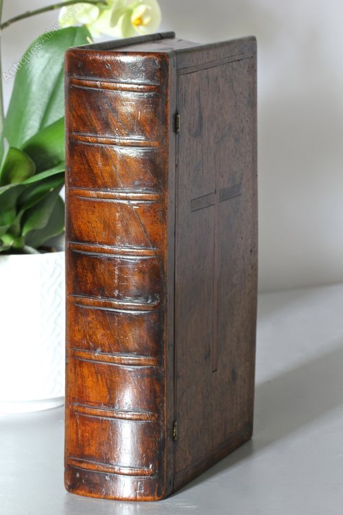 19th Century Treen Book Box V140
