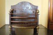 Antique Fire Grate in Iron and