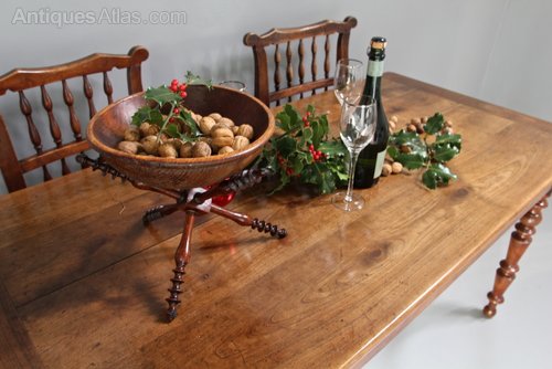 Antique French Cherrywood Farmhouse Table. U861