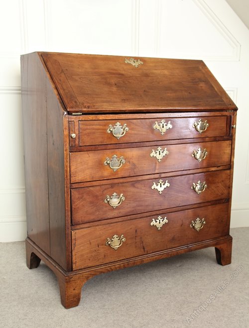 Antique Georgian Cherrywood Bureau.