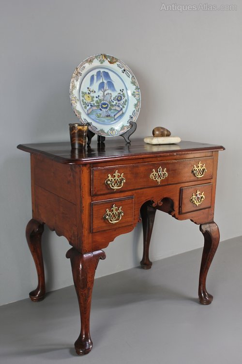 Antique Georgian Fruitwood Lowboy. U02