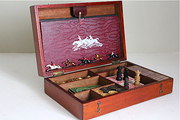 Edwardian Mahogany Boxed Games