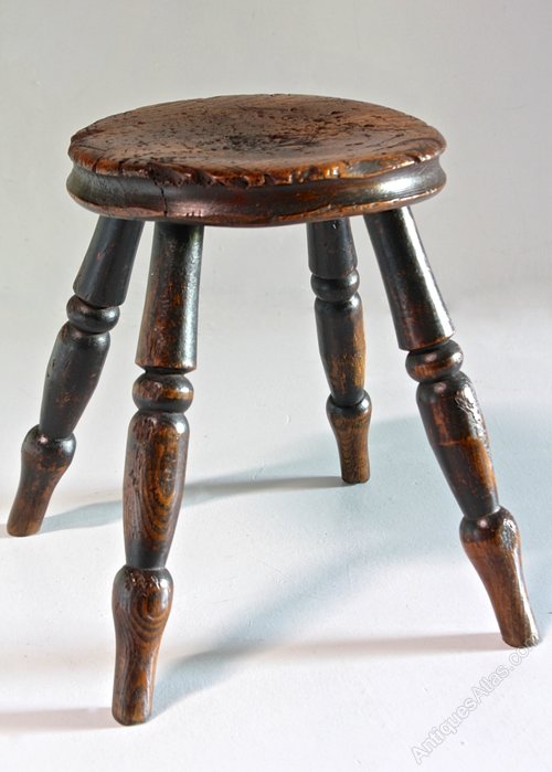 Mid 19th Century Low Country Stool. U627