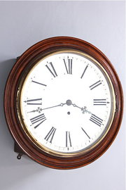 antique clocks & timepieces oak cased victorian fusee wall Oak Cased Victorian Fusee Wall