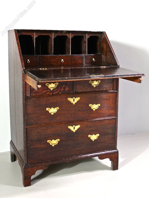 Small 18th Century Oak Bureau.