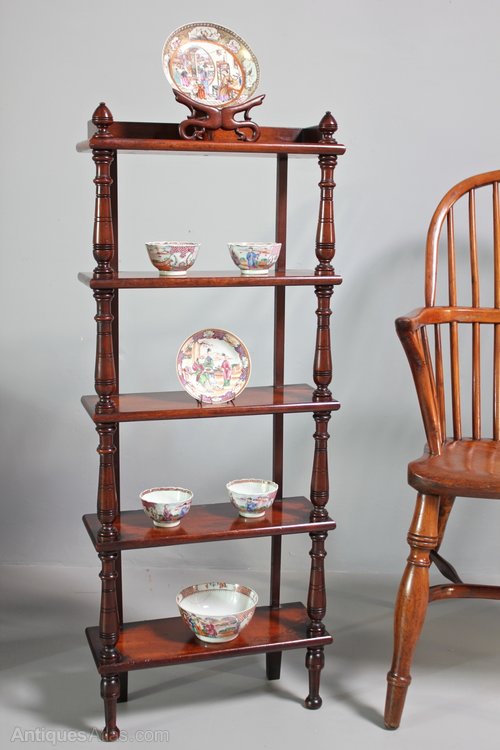 Small Antique 5 Tiered Display Shelves. U358