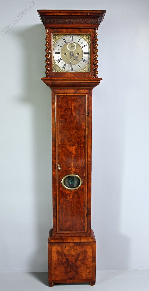 Walnut Cased Chris Gould Longcase Clock.